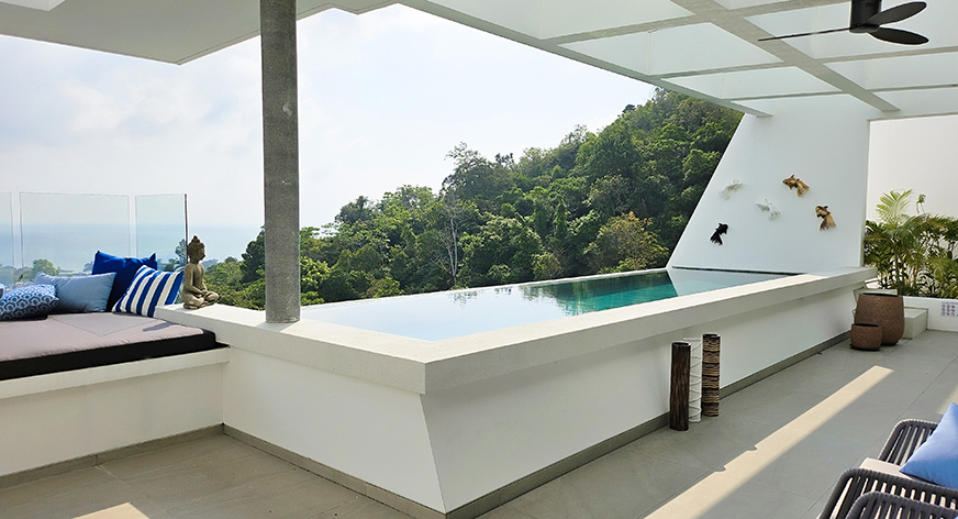 Veyla - Sea Villa - Relaxing swing by the porch